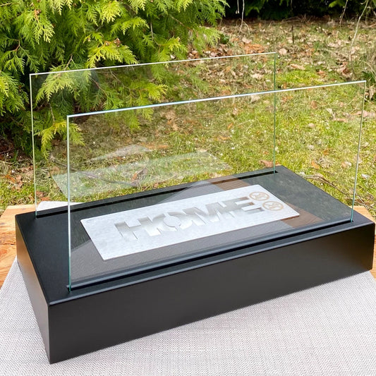 NOVAFLAME - FREESTANDING BIO-FIREPLACE HOME - MATTE BLACK