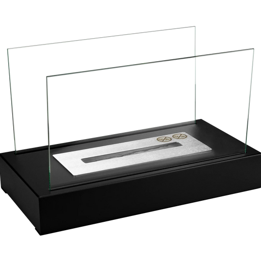 NOVAFLAME - FREESTANDING BIO-FIREPLACE GLOW - MATTE BLACK
