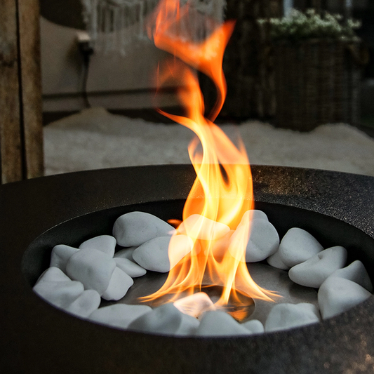 NOVAFLAME - FREESTANDING UNIVERSE BIO-FIREPLACE - MATTE BLACK