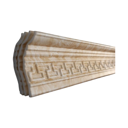T17 Beige Flow 2m Cornice - Pack of 4 pieces