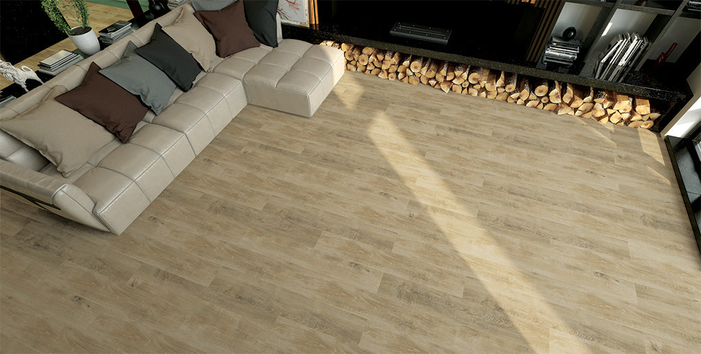 AGT Bella Neo Gardenia laminate flooring room setting