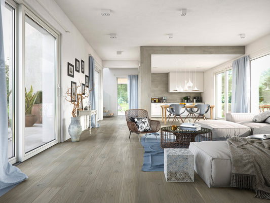 Barlinek Engineered Wooden Floor - Oak 1 strip Marzipan Muffin 130 x 1092 x 14mm - 0.99m²