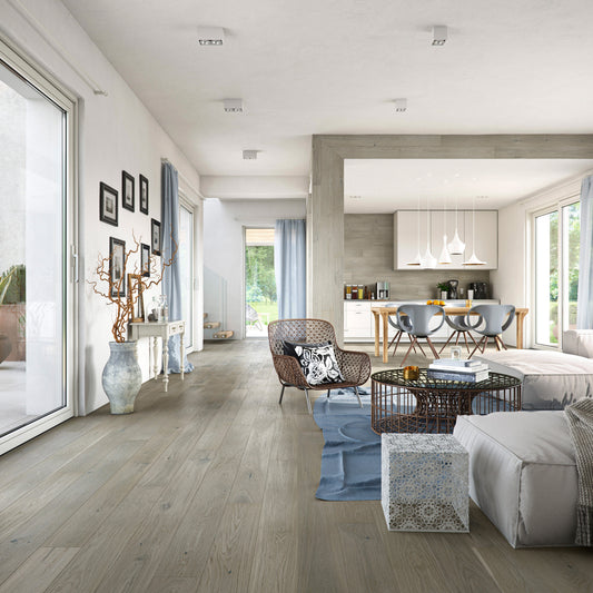 Barlinek Engineered Wooden Floor - Oak 1 strip Marzipan Muffin 130 x 1092 x 14mm - 0.99m²