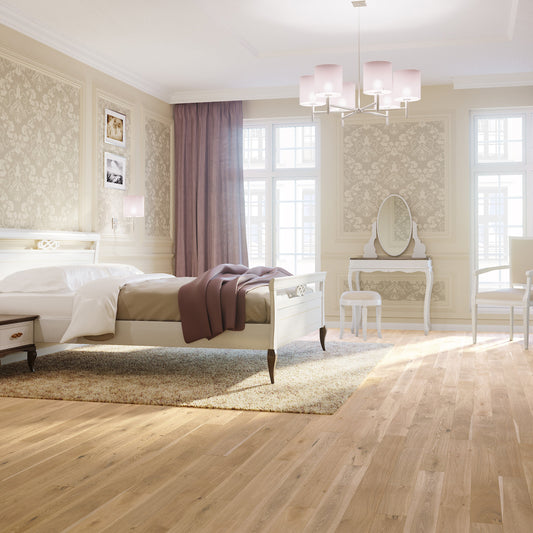Barlinek Engineered Wooden Floor - Oak 1 strip Cappuccino 130 x 1092 x 14mm - 0.99m²
