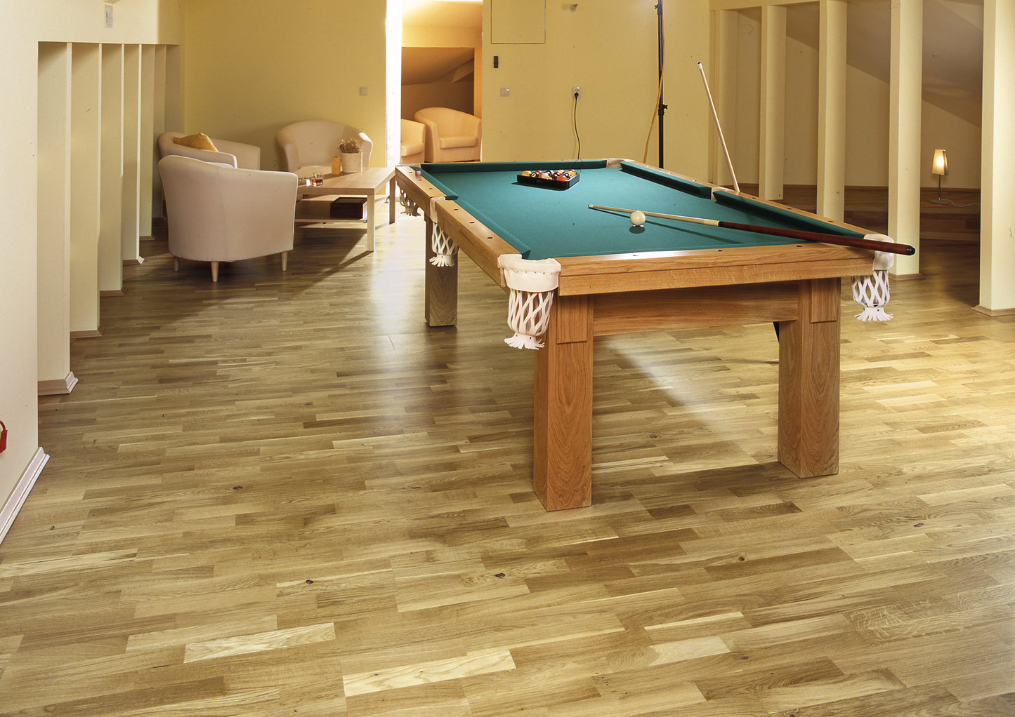 Barlinek Engineered Wooden Floor - Oak 3 strip Standard 10mm - 2.03m²