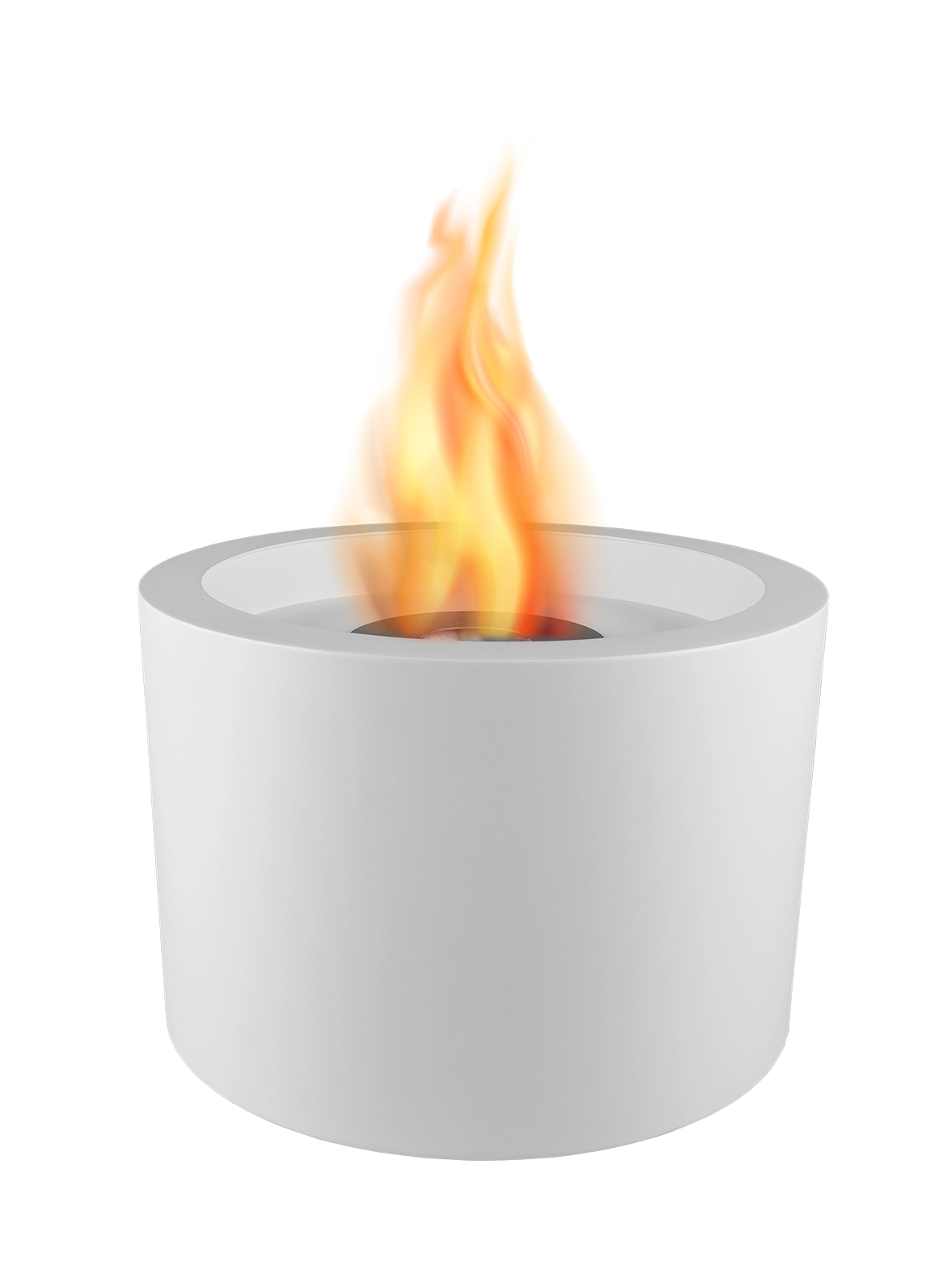 NOVAFLAME MOON WHITE FREESTANDING BIO-FIREPLACE