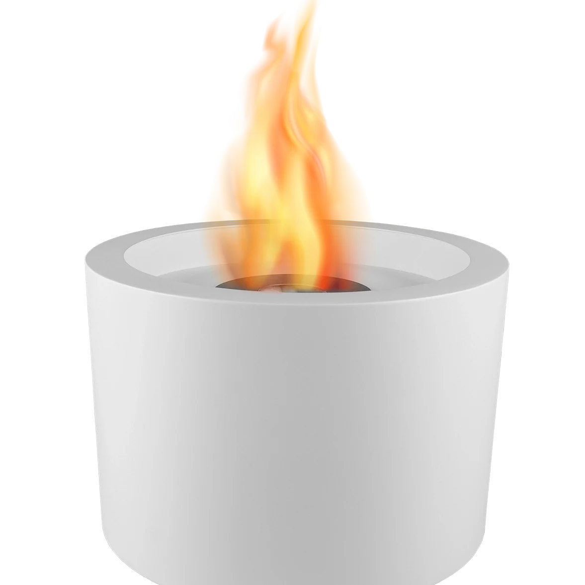 NOVAFLAME MOON WHITE FREESTANDING BIO-FIREPLACE