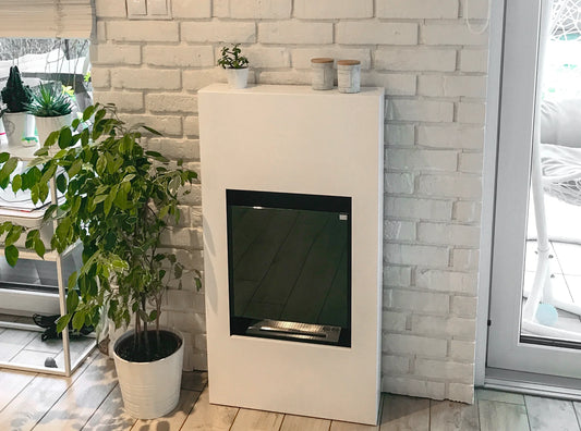 NOVAFLAME PORTAL MODERN WHITE BIO-FIREPLACE