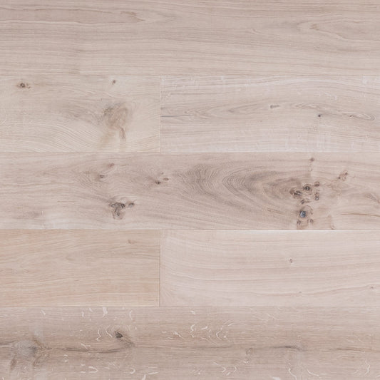 FINOak Atelier Unfinished 260 mm Wide Plank engineered hardwood flooring room setting