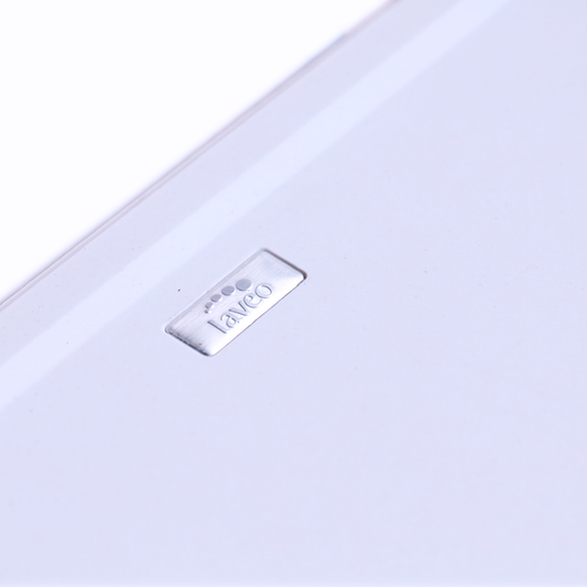 Laveo Barbados Granite Sink 1 Bowl with Drainer - White