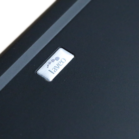 Laveo Barbados Granite Sink 1.5 Bowl - Monochrome Black