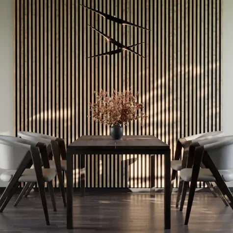 WOODLINE Slim – Black / Wotan Oak