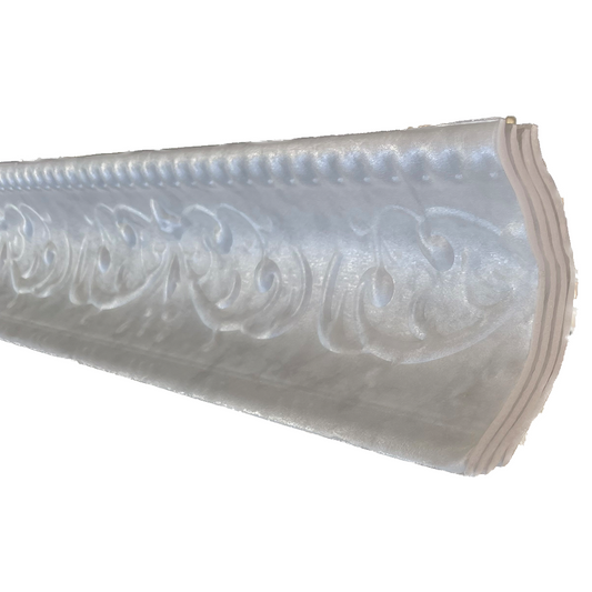 CB's T-Cornice White and Grey Marble - V01-50 - 4pc