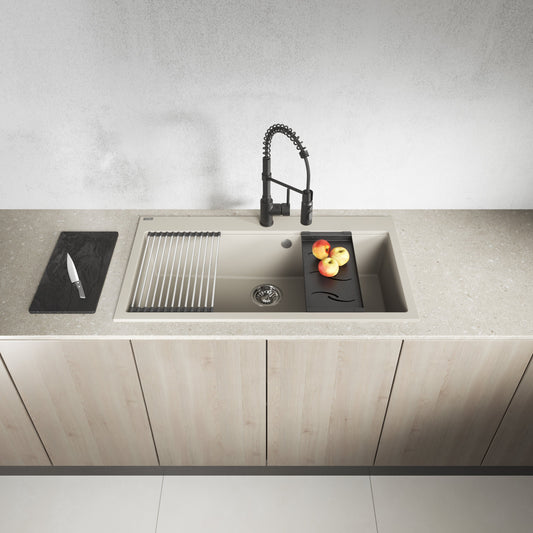 Laveo Tau Granite Sink - Jasmine - SBT_J109 – additional product view