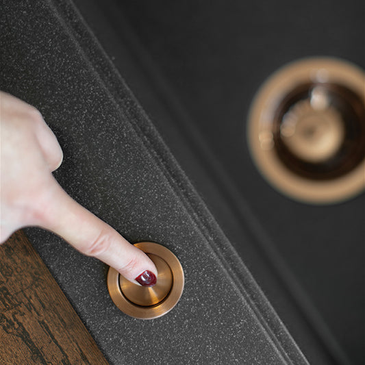 Waste Fitting - Rose Gold - Single