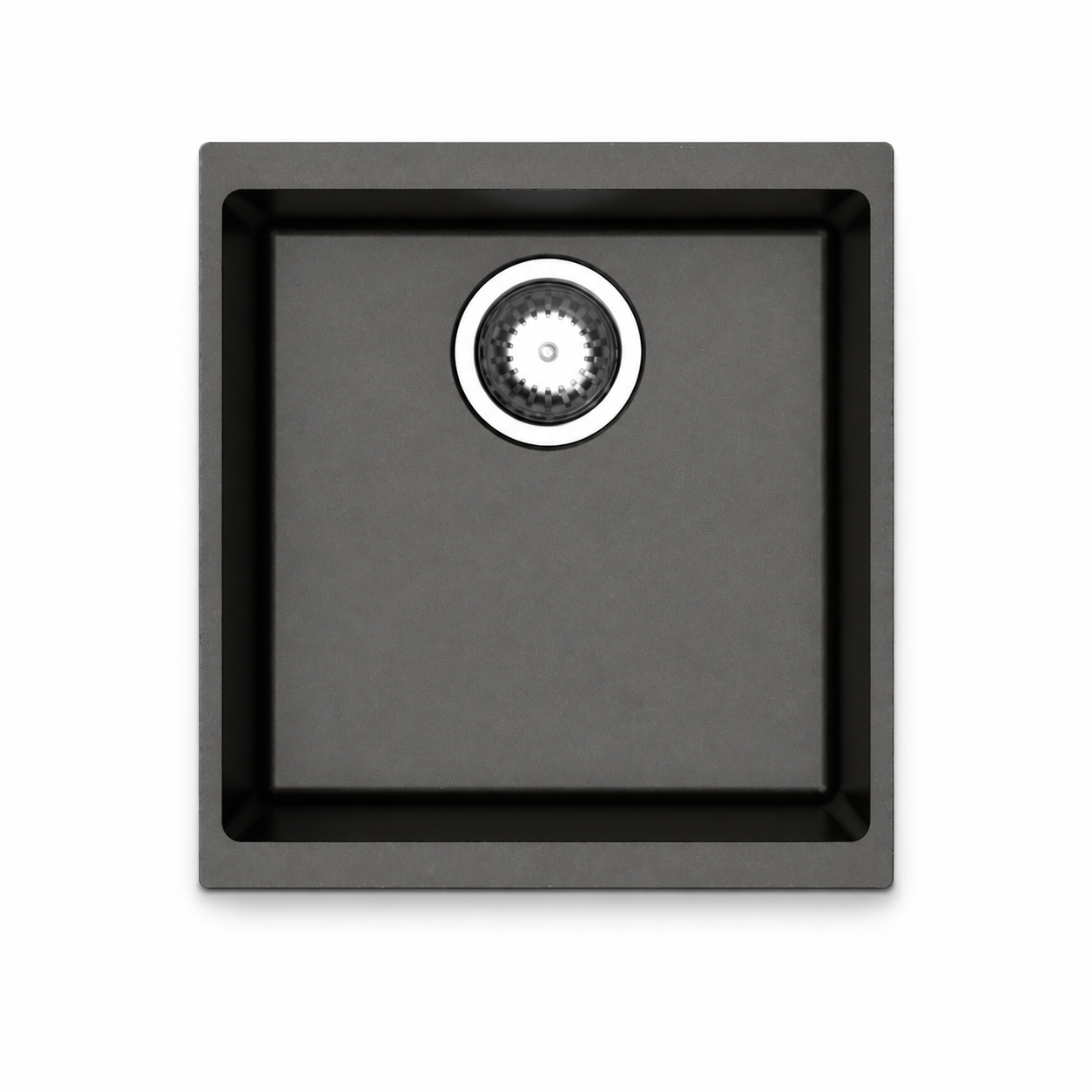 STERNHAGEN Enigma N100N Granite Composite Undermount Kitchen Sink Single Bowl 460 mm - Metallic