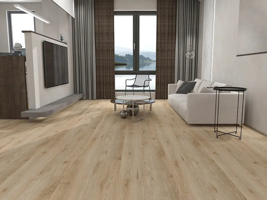 Aurora II Selene Glue Down Vinyl Flooring room setting