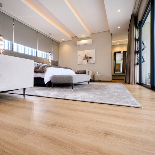 Sapphire Wide Garnet SPC Vinyl Flooring room setting