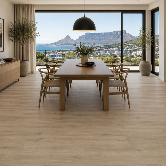 Sapphire Wide Morganite SPC Vinyl Flooring room setting