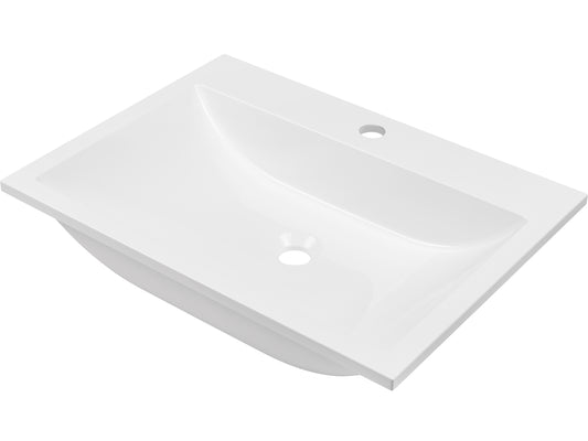 Laveo - Albano Granite Washbasin - White