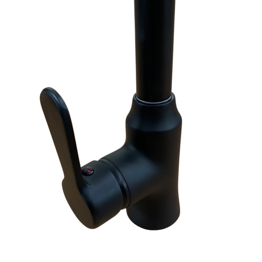 CB's Brass Pillar Mixer - Black