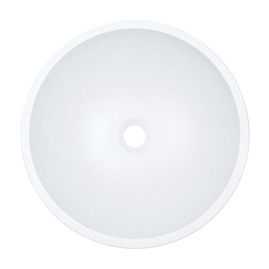 Laveo Amber Granite Washbasin - White