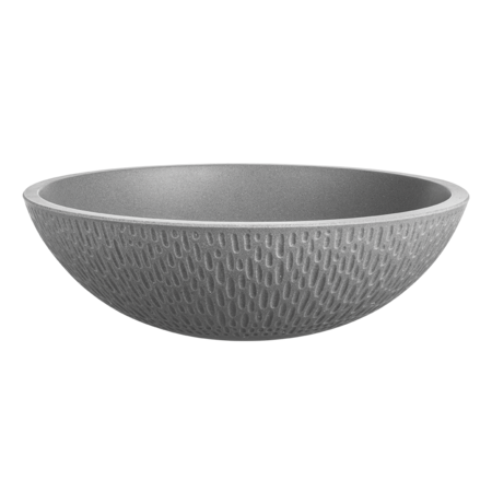 Laveo Amber Granite Washbasin - Grey