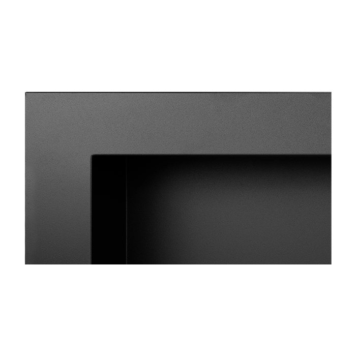NOVAFLAME - WALL-MOUNTED BIO-FIREPLACE  900X400 - MATTE BLACK
