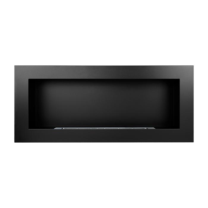 NOVAFLAME - WALL-MOUNTED BIO-FIREPLACE  900X400 - MATTE BLACK