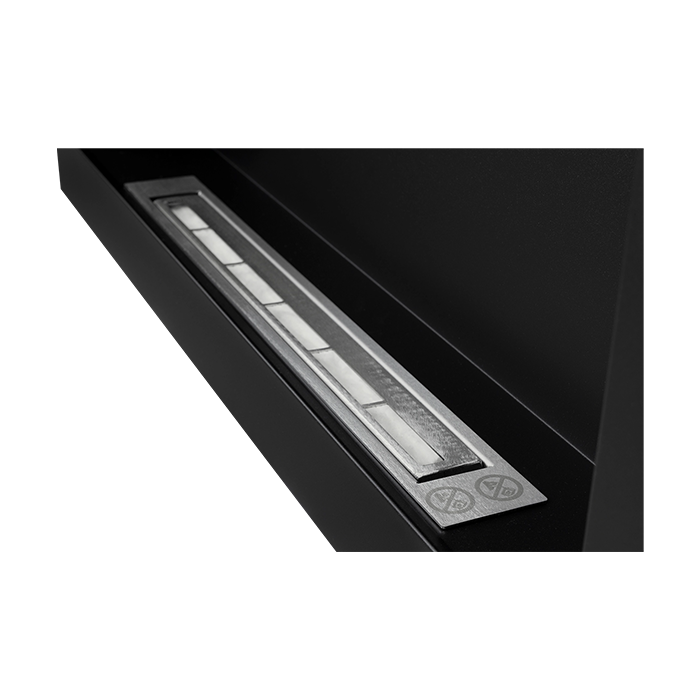 NOVAFLAME - WALL-MOUNTED BIO-FIREPLACE  900X400 - MATTE BLACK