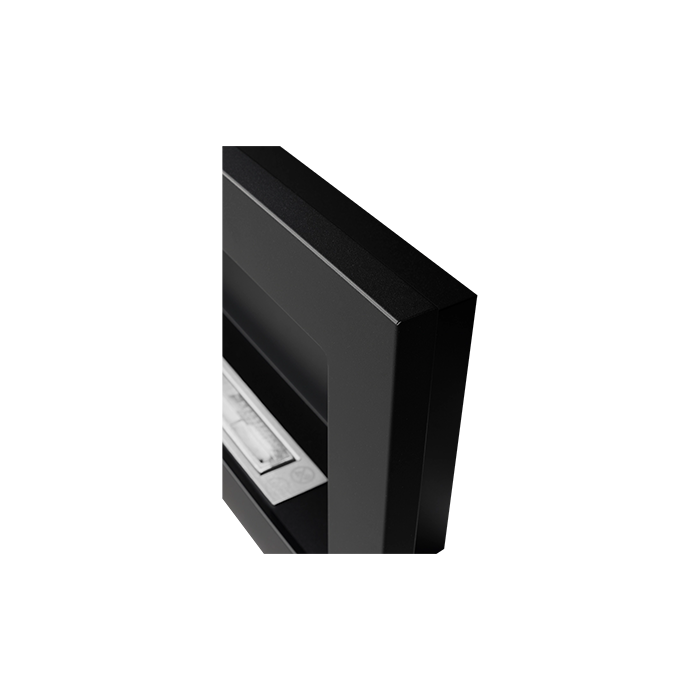 NOVAFLAME - WALL-MOUNTED BIO-FIREPLACE  900X400 - MATTE BLACK