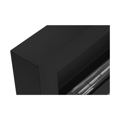 NOVAFLAME - WALL-MOUNTED BIO-FIREPLACE  900X400 WITH GLASS - BOX MATTE BLACK