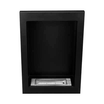 NOVAFLAME - WALL-MOUNT VERTICAL BIO-FIREPLACE - MATTE BLACK