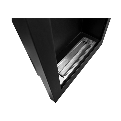 NOVAFLAME - WALL-MOUNT VERTICAL BIO-FIREPLACE - MATTE BLACK