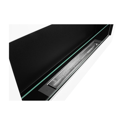 NOVAFLAME - WALL-MOUNT BIO-FIREPLACE  900X400 WITH GLASS - BOX GLOSS WHITE