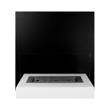 NOVAFLAME - WALL-MOUNT BOARD BIO-FIREPLACE - WHITE