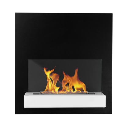 NOVAFLAME - WALL-MOUNT BOARD BIO-FIREPLACE - WHITE