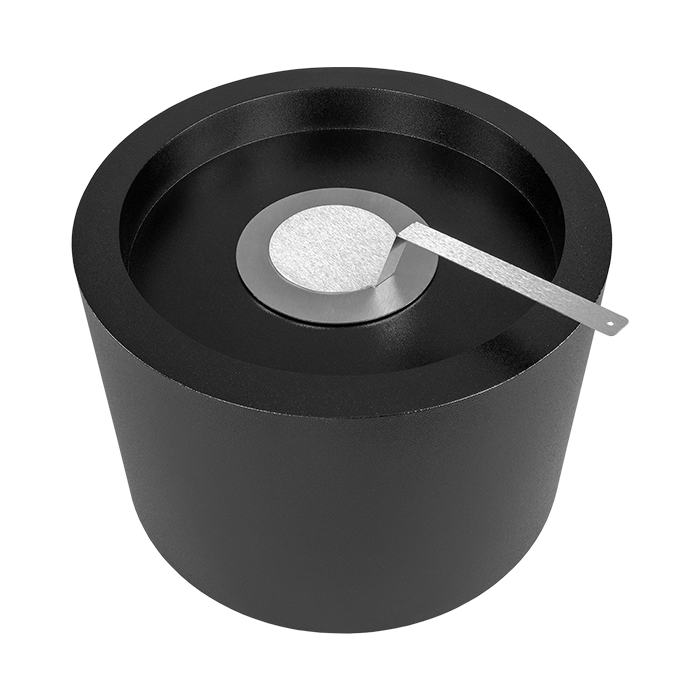 NOVAFLAME - FREESTANDING MOON BIO-FIREPLACE - BLACK