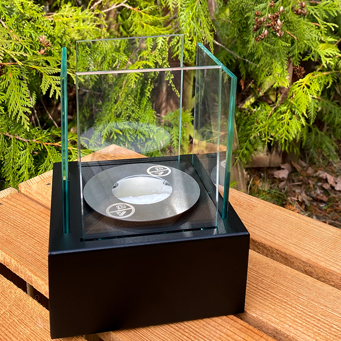 NOVAFLAME - FREESTANDING BIO-FIREPLACE - BLACK