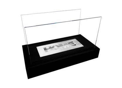 NOVAFLAME - FREESTANDING BIO-FIREPLACE HOME - MATTE BLACK