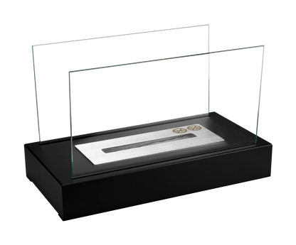 NOVAFLAME - FREESTANDING BIO-FIREPLACE GLOW - MATTE BLACK