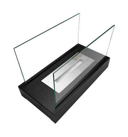 NOVAFLAME - FREESTANDING BIO-FIREPLACE GLOW - MATTE BLACK