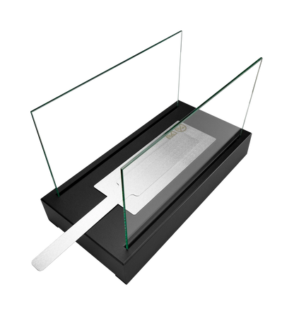 NOVAFLAME - FREESTANDING BIO-FIREPLACE GLOW - MATTE BLACK