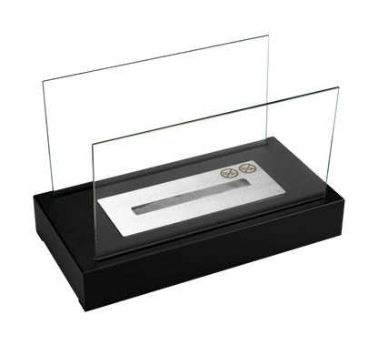 NOVAFLAME - FREESTANDING BIO-FIREPLACE GLOW - MATTE BLACK