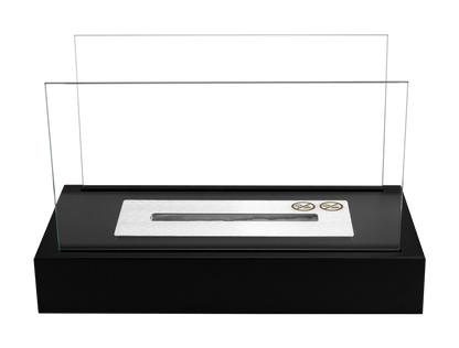NOVAFLAME - FREESTANDING BIO-FIREPLACE GLOW - MATTE BLACK