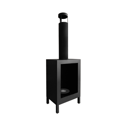 NOVAFLAME - FREESTANDING KOZEN BIO-FIREPLACE - MATTE BLACK