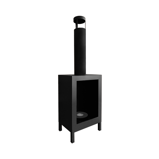 NOVAFLAME - FREESTANDING KOZEN BIO-FIREPLACE - MATTE BLACK