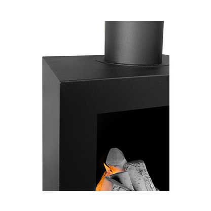 NOVAFLAME - FREESTANDING KOZEN BIO-FIREPLACE - MATTE BLACK