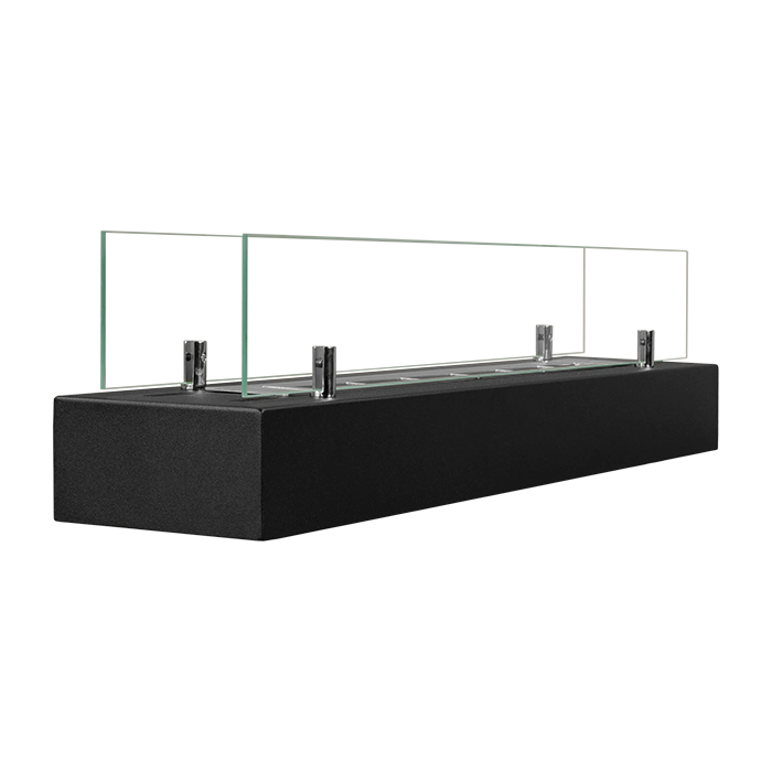 NOVAFLAME - FREESTANDING 700 BIO-FIREPLACE - BLACK