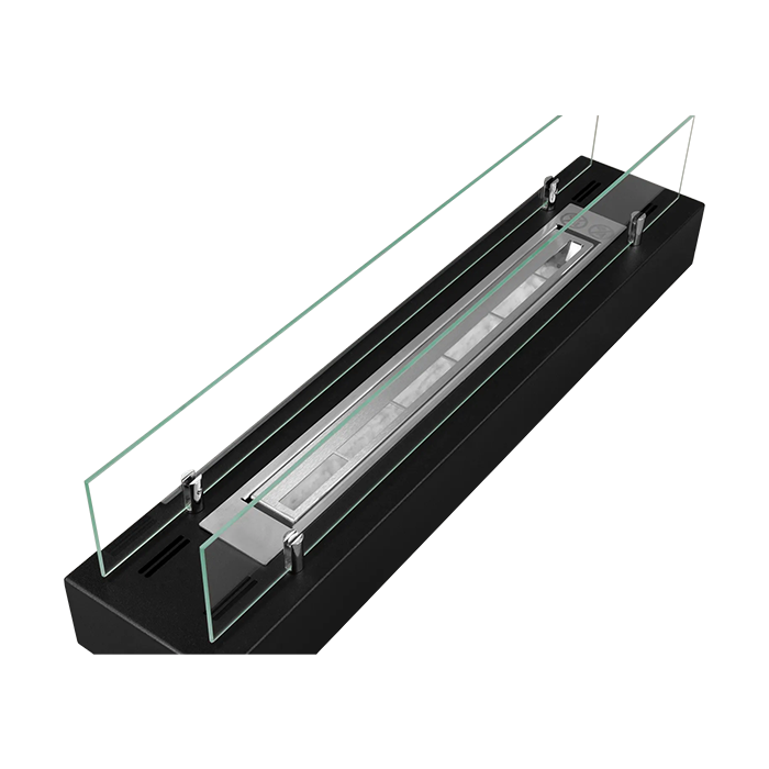 NOVAFLAME - FREESTANDING 700 BIO-FIREPLACE - BLACK